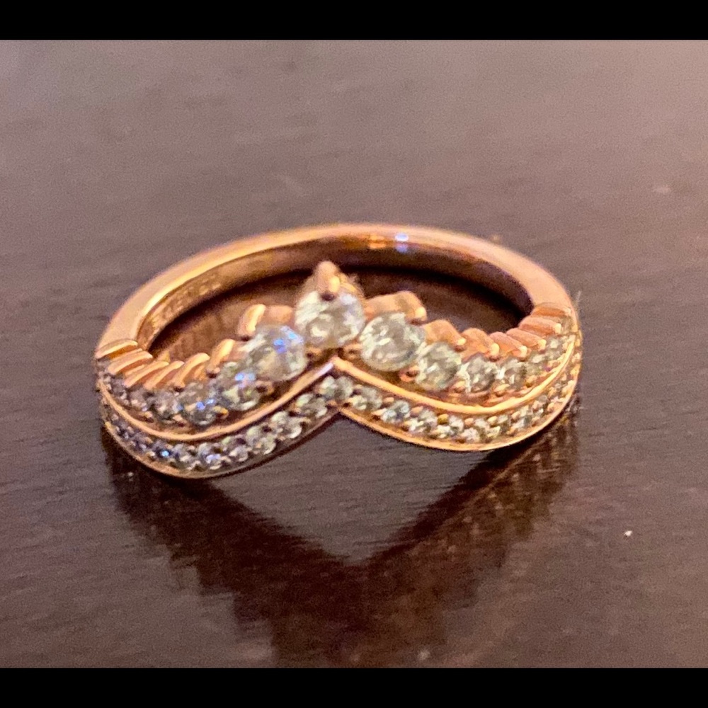 Pandora Princess Wishbone Ring